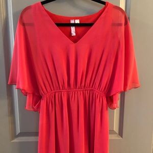 Rose/Blush Mini Shift Dress